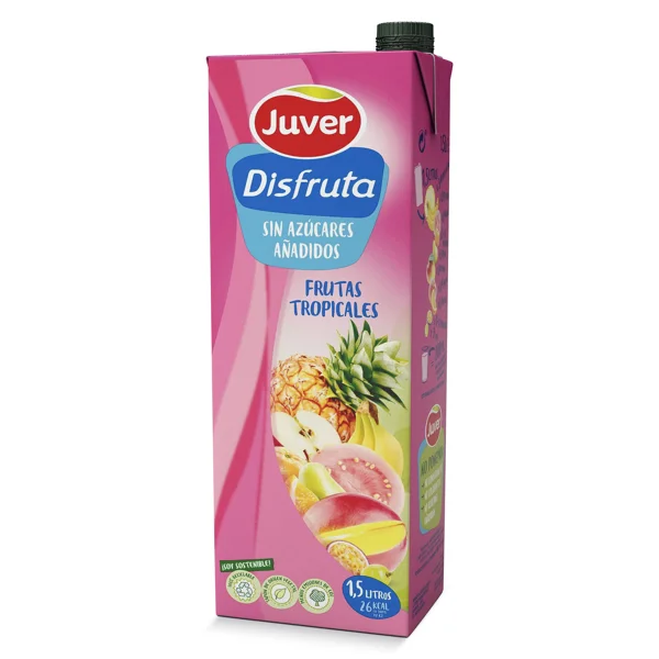 Juver Disfruta Zumo de frutas tropicales 3Pack 200ml