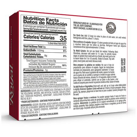 Royal Gelatina Fresa 2.82 oz - Imagen 2